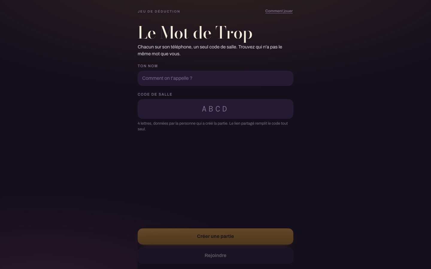 Capture de Le Mot de Trop